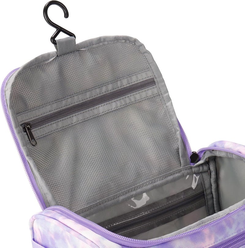 Choco Mocha Duffle Bag Kids Girls - Overnight Bags with Toiletry Bag for Weekender Travel Gym, Christmas Gifts for Girl Kid, Galaxy Purple - Image 5